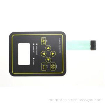 Self Adhesive Poly / Metal Dome Flexible Membrane Switch Wi